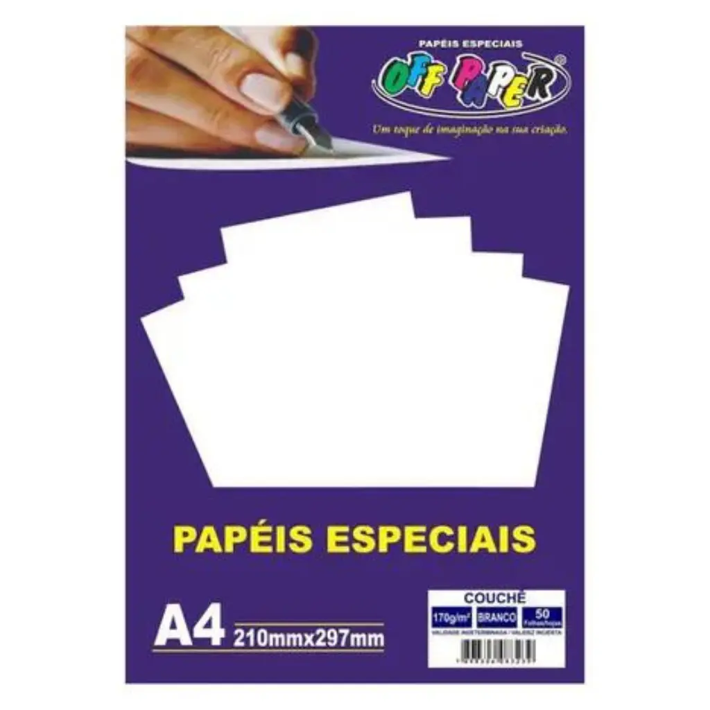 PAPEL COUCHE A3 BRANCO FOSCO 180G PARA IMPRESSAO LASER
