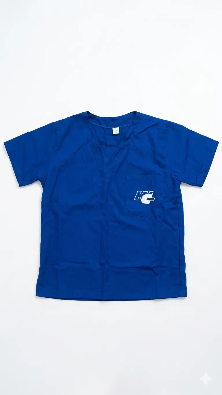 CAMISA TECIDO BRIM AZUL ROYAL G