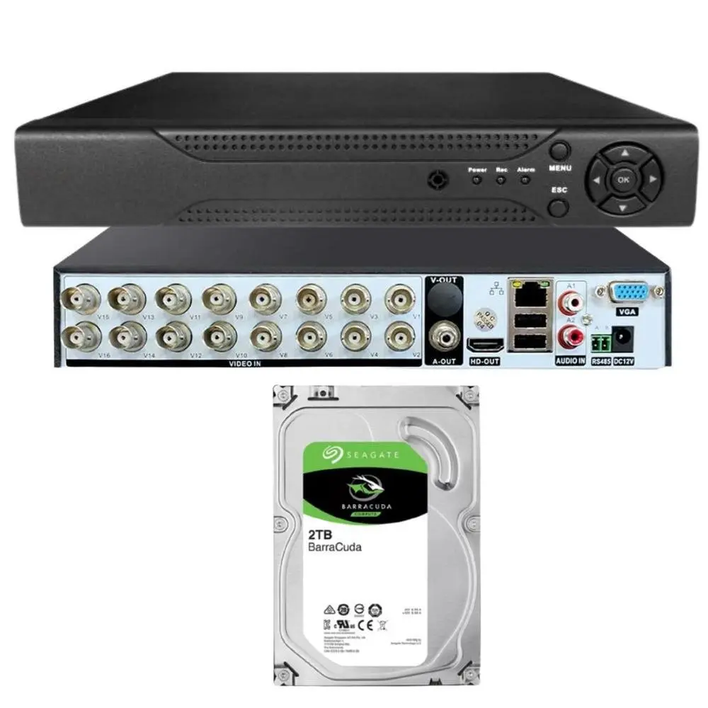 DVR STAND ALONE 16 CANAIS FULL HD 108