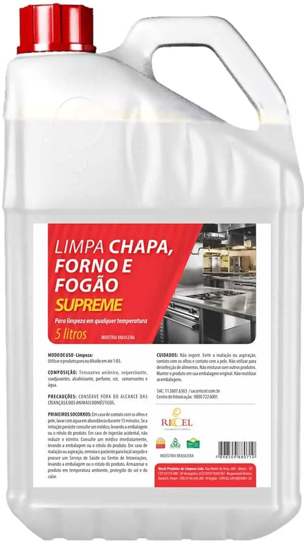 DESINCRUSTANTE- LIMPA CHAPA, FORNO E