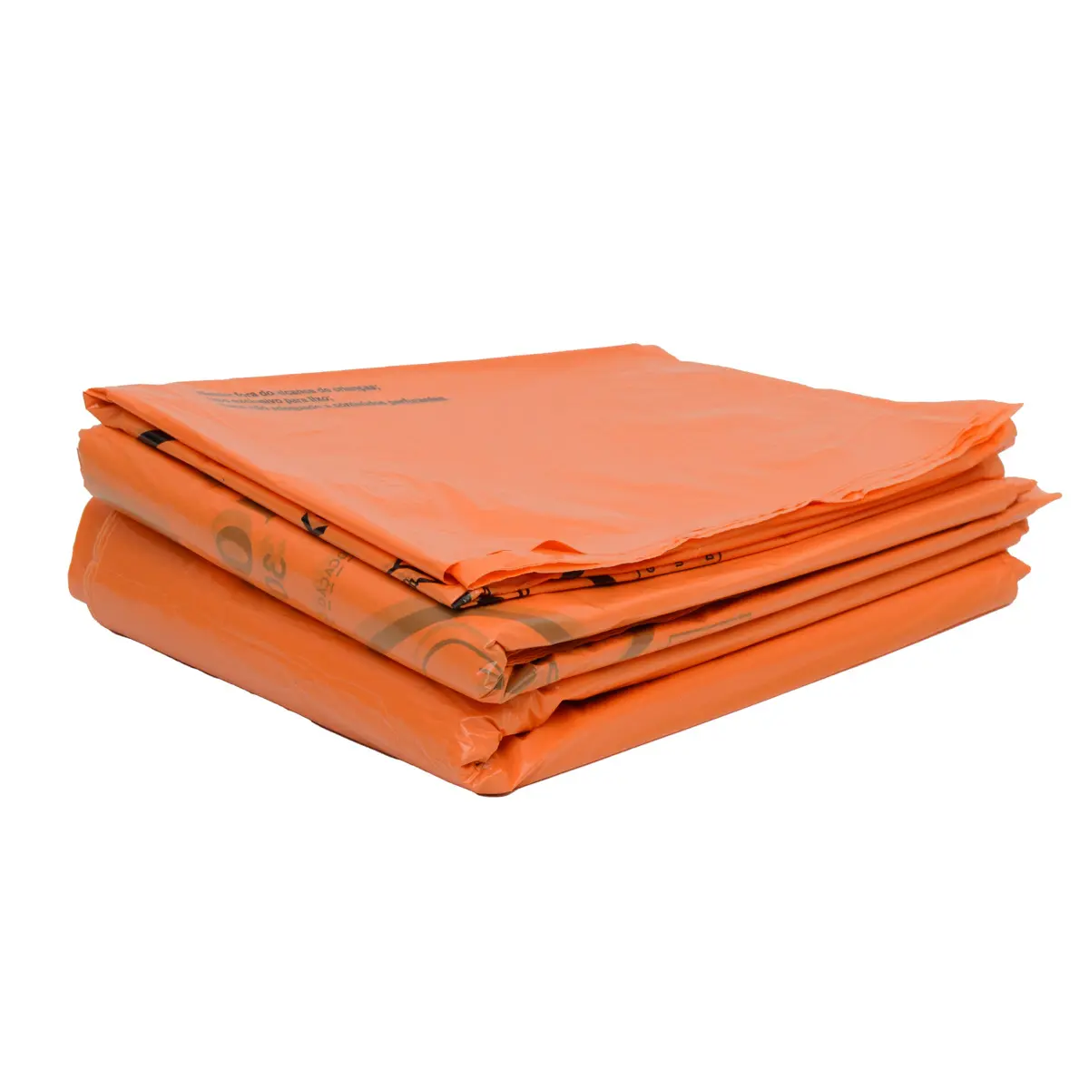 SACO PLASTICO LIXO LARANJA - RESIDUO