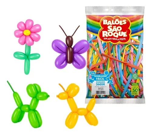 BEXIGA CANUDO BALAO PARA FESTA