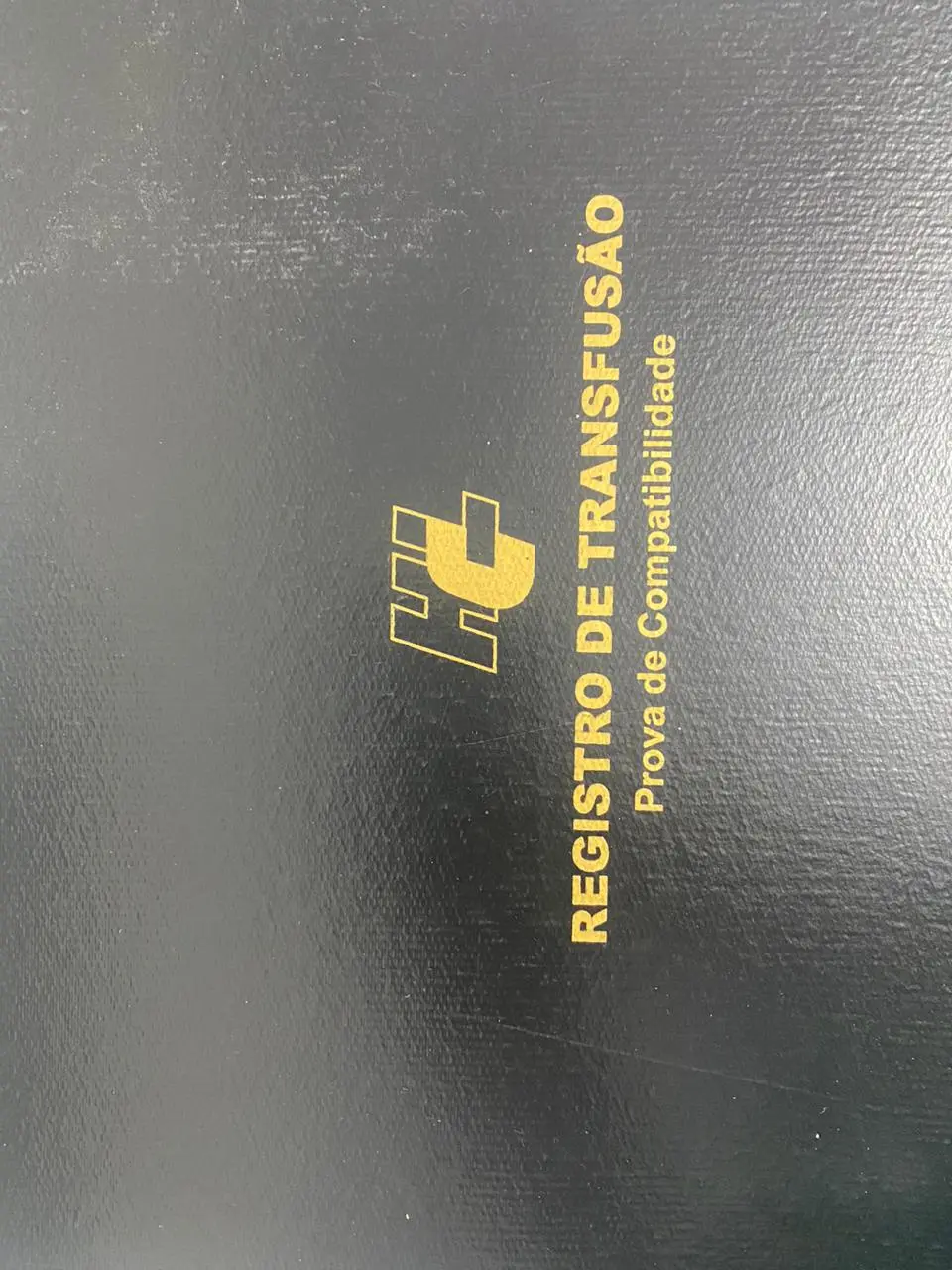 LIVRO DE REGISTRO TRANSFUSAO