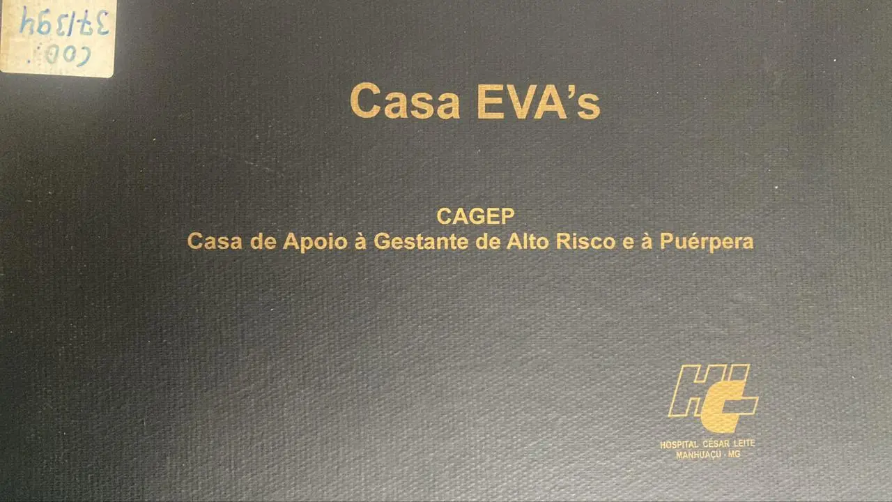 LIVRO DE REGISTRO CASA DA GESTANTE