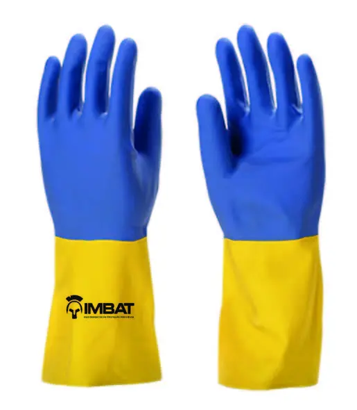LUVA DE LATEX NATURAL E NEOPRENE M AZ