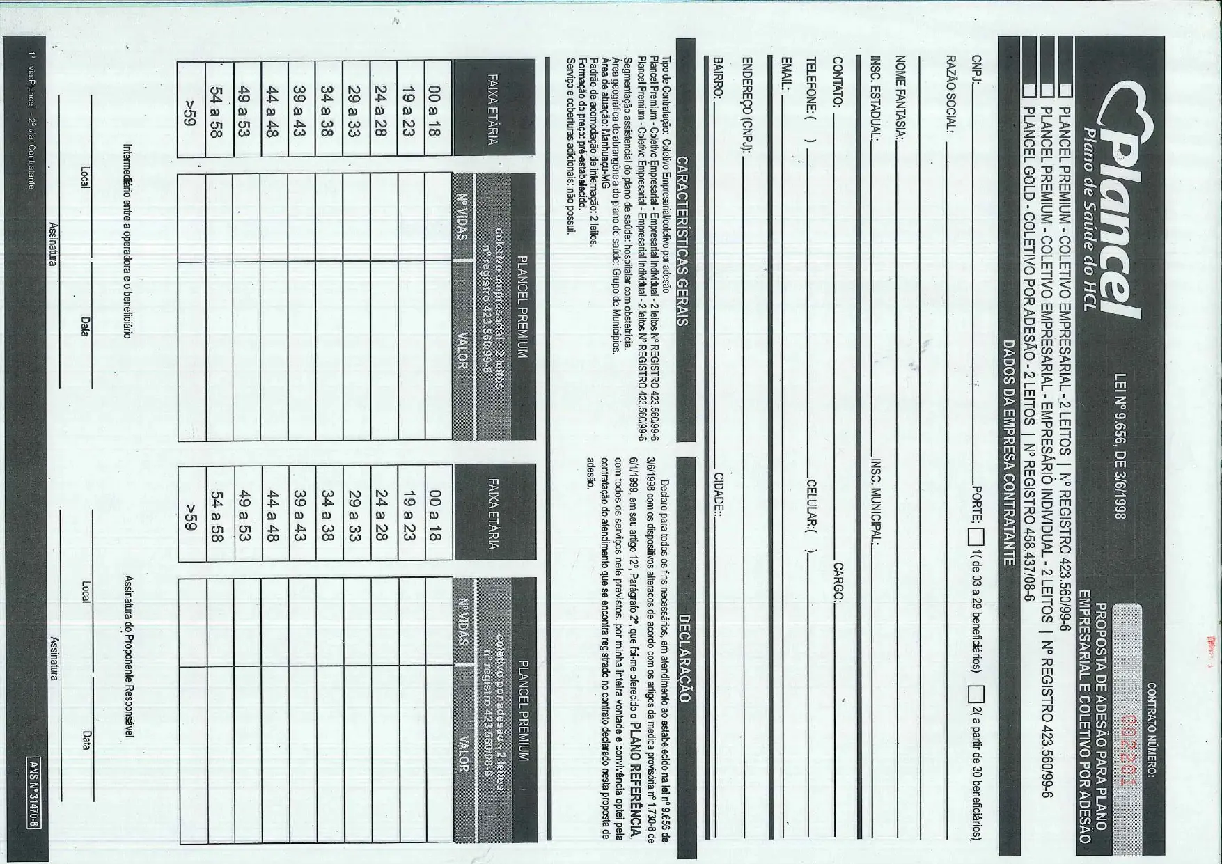 PROPOSTA ADESAO EMP/COL POR ADESAO C/