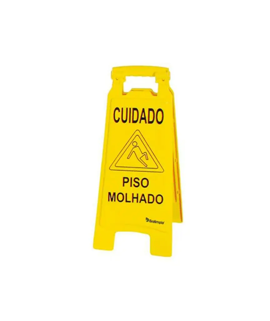 PLACA SINALIZADORA PISO MOLHADO