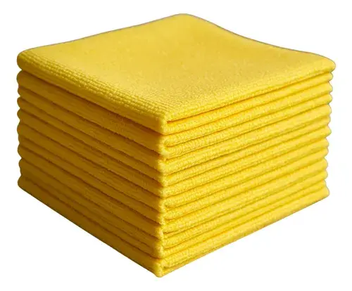 PANO DE MICROFIBRA 30X30CM, AMARELO,