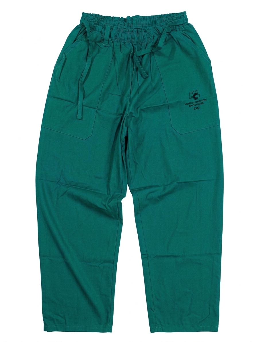 CALÇA TECIDO PRIVATIVO VERDE BANDEIRA