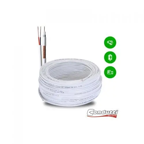 CABO COAXIAL CFTV FLEXIVEL 4MM BIP. 2