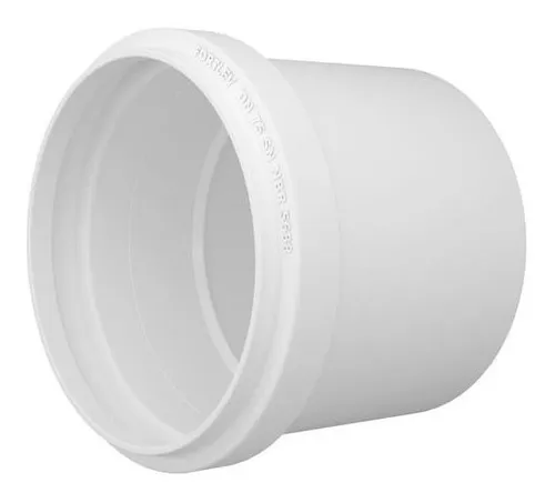 LUVA DE PVC BRANCO 200 X 8